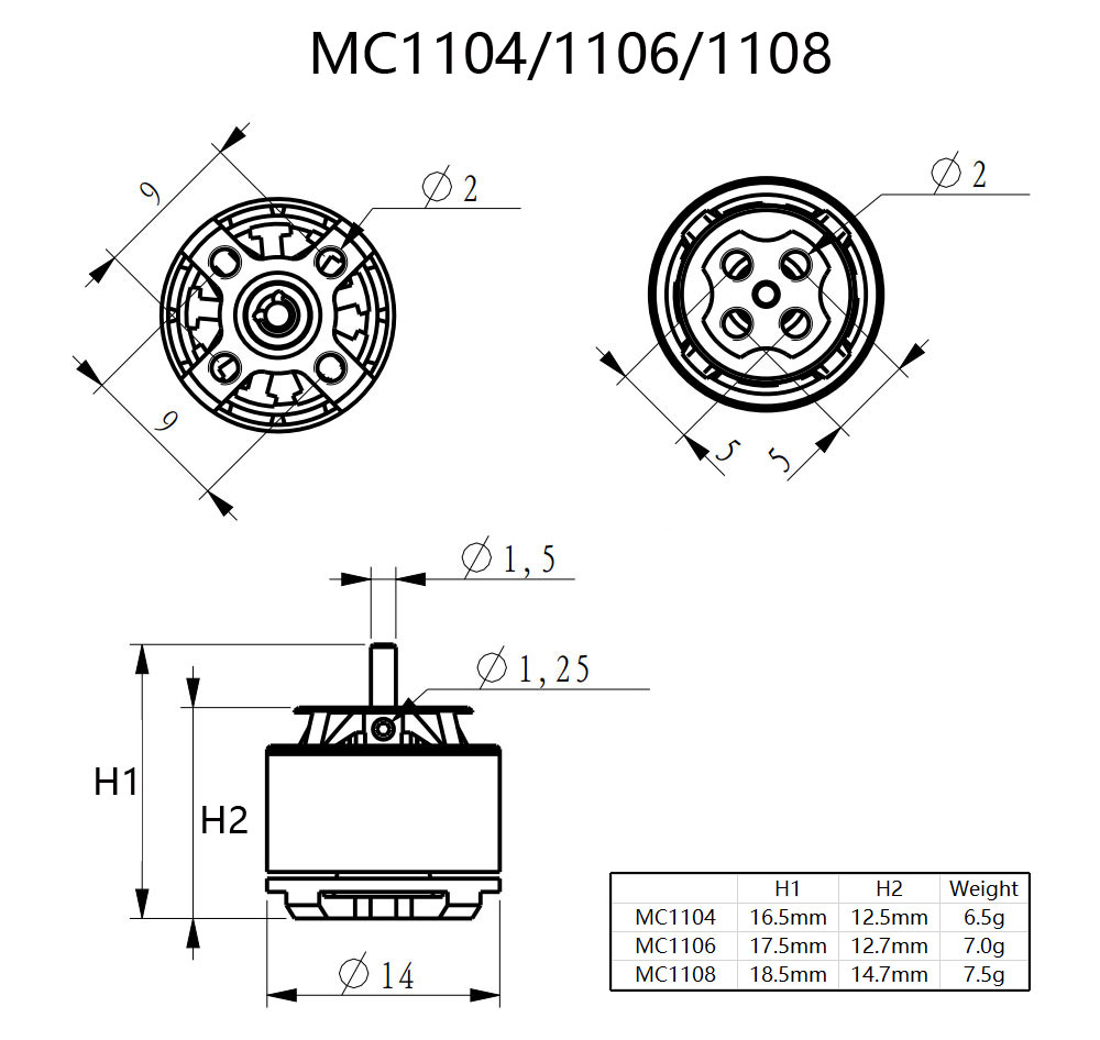 AEORC MC1104 3550KV Mikro Fırç - Brushless Motor Thrust Test Stand incelemesi ve fiyatı